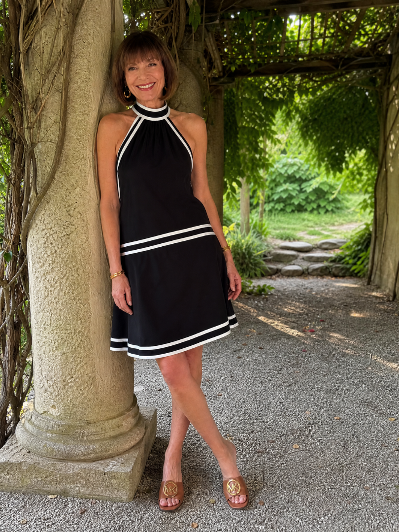 Valwyn | Halter Neck A Line Mini Dress