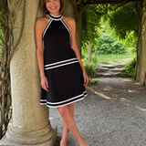 Valwyn | Halter Neck A Line Mini Dress