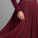 Velvia | Long Sleeve Turtleneck Defined Waist Midi Dress