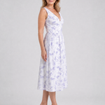 Dalrose | Sleeveless Floral V Neck Midi Dress