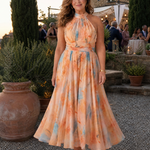 Calra | Soft Halter Midi Dress