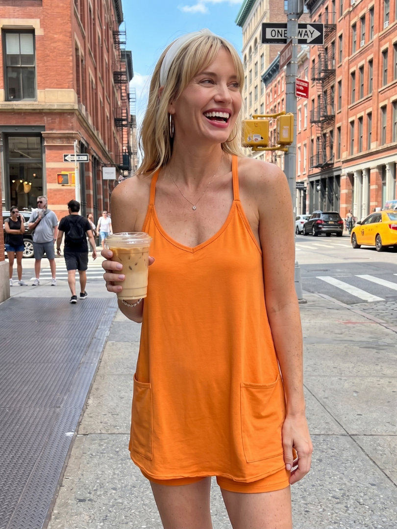 Belvia | Spaghetti Strap Relaxed Fit Mini Dress