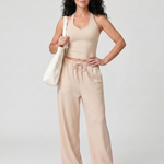 Valmae | Sleeveless Scoop Neck Top And Wide Leg Pants Set