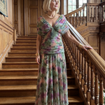 Calmarie | Off Shoulder Flow Midi Dress