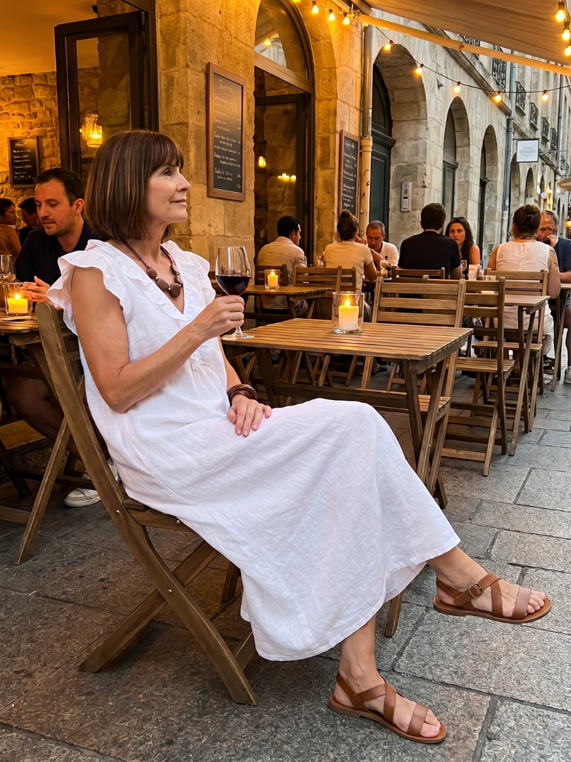 Temrose | Sleeveless Ruffle Trim Midi Dress