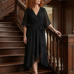 Selrina | Light Drape Midi Dress