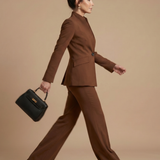 Mirassa | Structured Stand Collar Tailored Suit