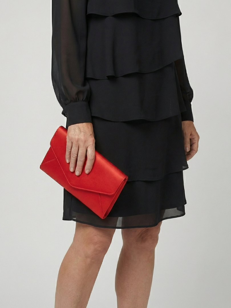 Liana | Clean Layered Knee Length Dress