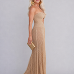 Renwyn | Halter Neck Crochet Fringe Detail Maxi Dress