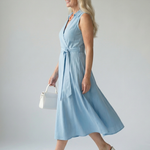 Sennarose | Relaxed Drape Midi Dress