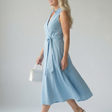 Sennarose | Relaxed Drape Midi Dress