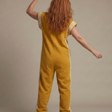 Mirania | Zip Front Stripe Panel Jumpsuit