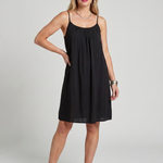 Maemarie | Spaghetti Strap Open Back Knee Length Dress