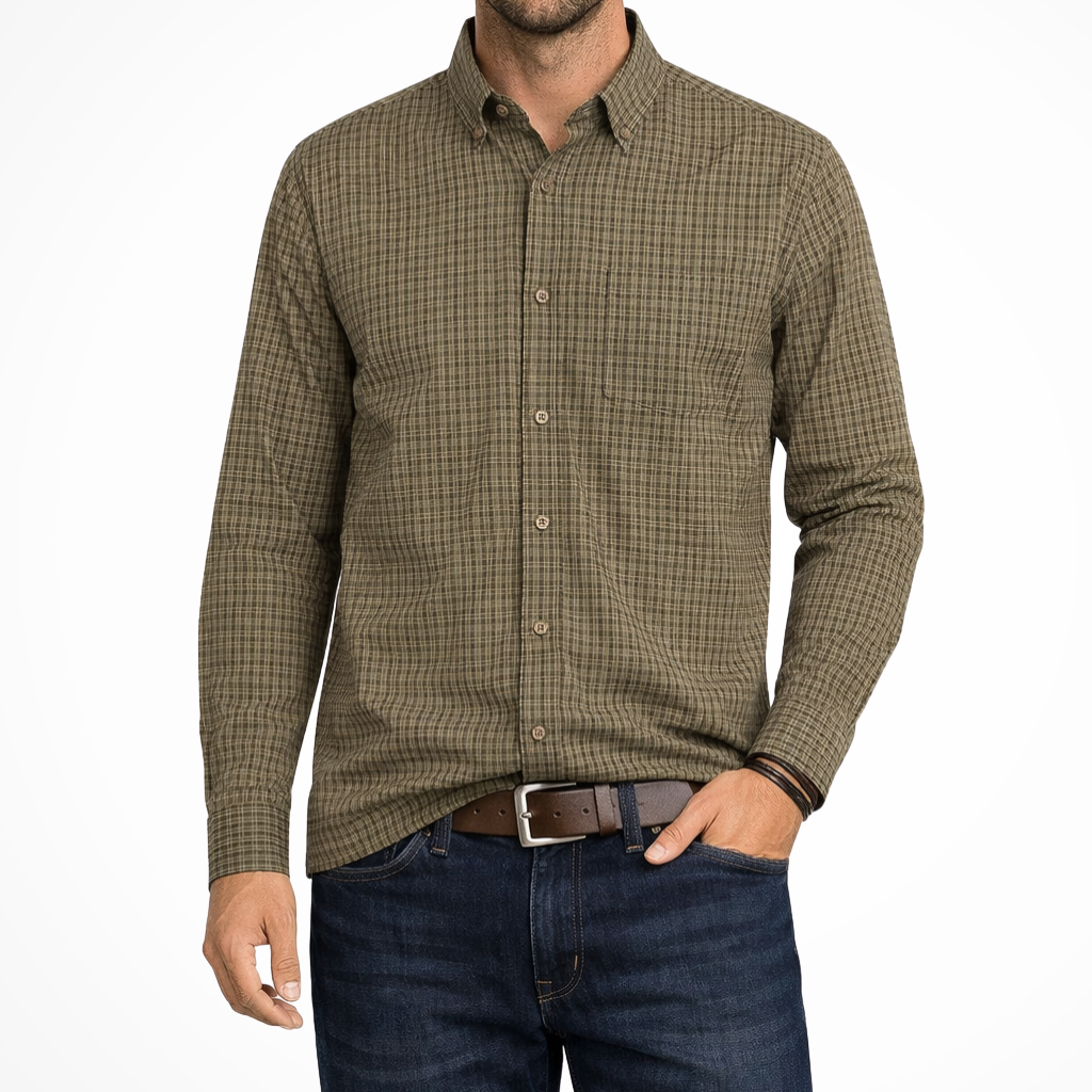 Rupert | Men Striped Long Sleeve Button Down Formal Shirt