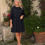 Gretawyn | Long Sleeve Smocked Cuffs Mini Dress