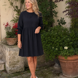 Gretawyn | Long Sleeve Smocked Cuffs Mini Dress