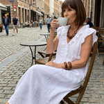 Temrose | Sleeveless Ruffle Trim Midi Dress