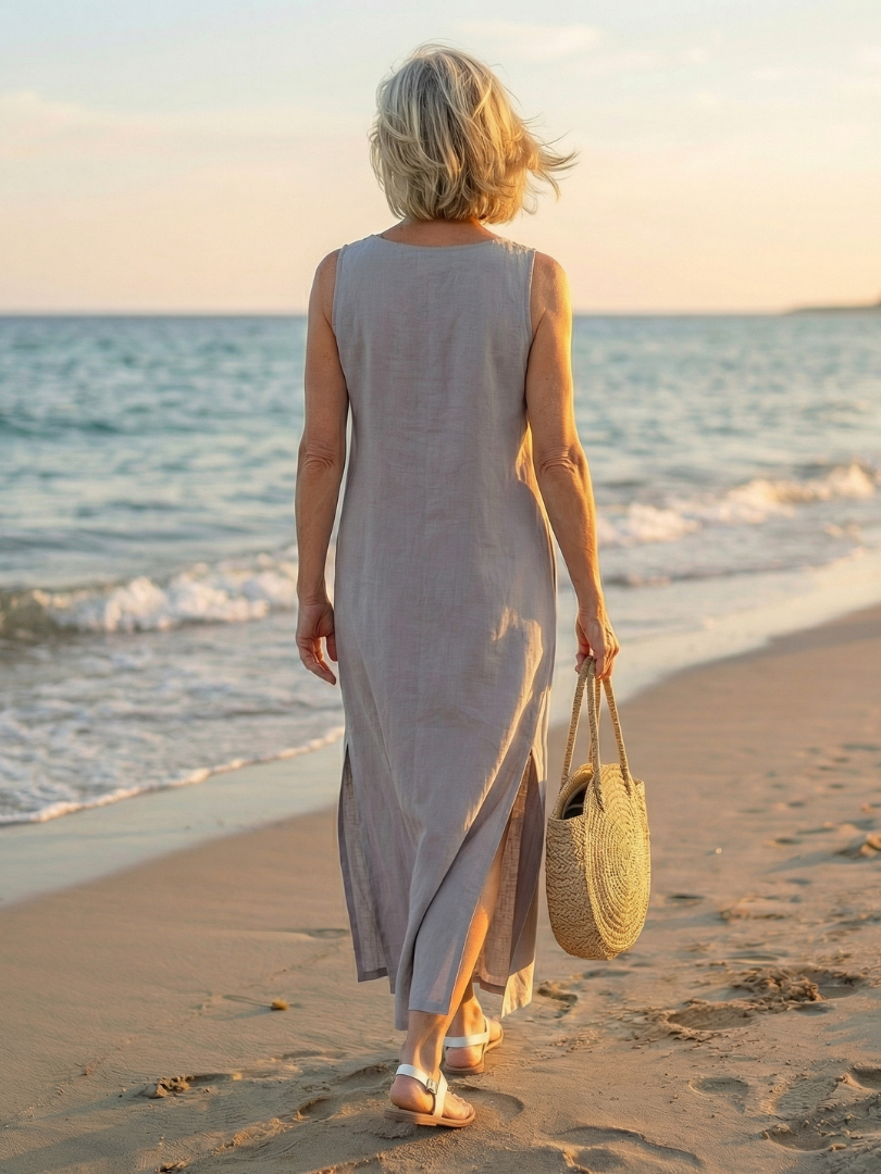 Belmae | Airy Flow Midi Dress