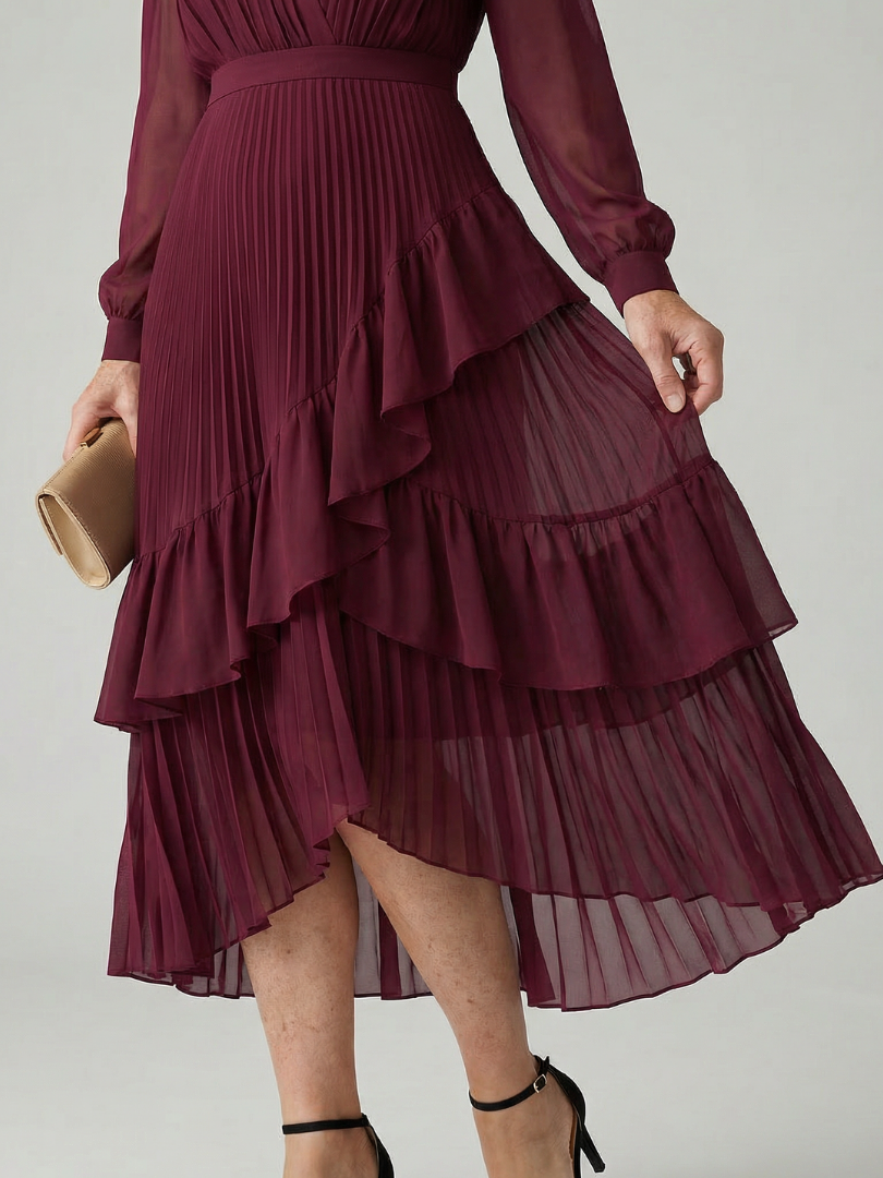 Dahbelle | Fluid Drape Midi Dress