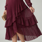 Dahbelle | Fluid Drape Midi Dress