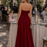 Sabwyn | Strapless Ruched Bodice Midi Dress