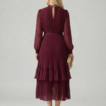 Dahbelle | Fluid Drape Midi Dress