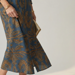 Linnsette | Natural Wrap Midi Dress