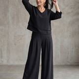 Callia | Layered Top Wide Leg Set