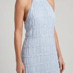 Vesette | Textured Fringe Fitted Silhouette Maxi Dress