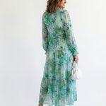 Elirose | Long Sleeve Floral Maxi Dress