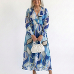 Elirose | Long Sleeve Floral Maxi Dress