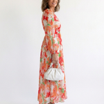Elirose | Long Sleeve Floral Maxi Dress