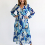 Elirose | Long Sleeve Floral Maxi Dress