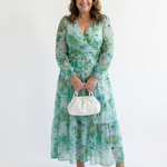 Elirose | Long Sleeve Floral Maxi Dress