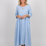 Vesra | Three Quarter Sleeve Midi Dress