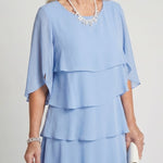Odavia | Layered Tier Midi Dress