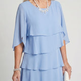 Odavia | Layered Tier Midi Dress