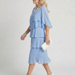 Odavia | Layered Tier Midi Dress