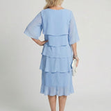 Odavia | Layered Tier Midi Dress
