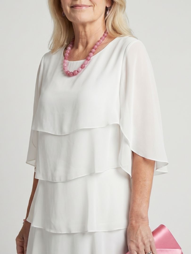 Odavia | Layered Tier Midi Dress