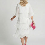 Odavia | Layered Tier Midi Dress