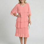 Odavia | Layered Tier Midi Dress