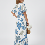 Penney | Round Neck Short Sleeve Tiered Maxi Dress
