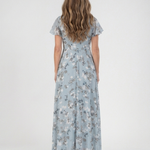 Lorine | Floral Chiffon Maxi Dress