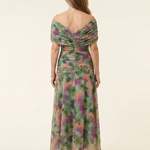 Prusia | Off Shoulder Twist Front Midi Dress