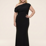 Kalwen | One Shoulder Draped Maxi Dress