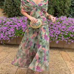 Prusia | Off Shoulder Twist Front Midi Dress