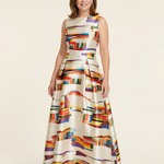 Valmarie | Sleeveless Round Neck Pleated Maxi Dress
