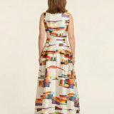 Valmarie | Sleeveless Round Neck Pleated Maxi Dress