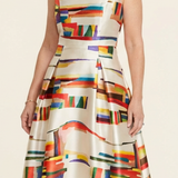 Valmarie | Sleeveless Round Neck Pleated Maxi Dress